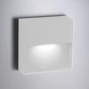 Image de Applique Murale Led Bottom 4.5w 3000k Ip54 En Aluminium Peint En Blanc Mat - Design Compact Et Moderne Pour Éclairage Extérieur Et Intérieur