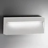 Image de Applique Led Bottom Au Design Rectangulaire En Aluminium Blanc Mat 8,5w Ip54 3000k 729lm, Idéale Pour L'Éclairage Résidentiel