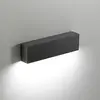 Image de Slat Applique murale LED design moderne rectangulaire en aluminium moulé sous pression pour extérieur et intérieur, gris foncé, 4W 3000K, IP65