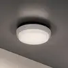 Image de Alu Applique ou Plafonnier LED 10W 3000K IP54 Rond Diamètre 17,5cm Couleur Blanc Mat - Éclairage Extérieur et Intérieur de Design