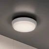 Image de Alu Applique Ou Plafonnier Led 10w 3000k Ip54 Rond Diamètre 17,5cm Couleur Blanc Mat - Éclairage Extérieur Et Intérieur De Design