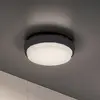Image de Alu Applique et Plafonnier en Aluminium Moulé sous Pression Gris Foncé IP54 10W LED 3000K Diamètre 17,5 cm Design Moderne pour Extérieur et Intérieur