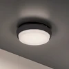 Image de Alu Applique Et Plafonnier En Aluminium Moulé Sous Pression Gris Foncé Ip54 10w Led 3000k Diamètre 17,5 Cm Design Moderne Pour Extérieur Et Intérieur