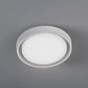 Image de Alu Applique Et Plafonnier À Led 25w Rond 27 Cm En Aluminium Blanc Mat Diffuseur En Polycarbonate Satiné Indice De Protection Ip54