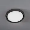 Image de Alu Applique et Plafonnier à LED, Design Moderne en Aluminium Moulé sous Pression, Couleur Gris Foncé, Diamètre 27 cm, Protection IP54 pour Extérieur