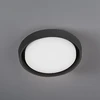 Image de Alu Applique Et Plafonnier À Led, Design Moderne En Aluminium Moulé Sous Pression, Couleur Gris Foncé, Diamètre 27 Cm, Protection Ip54 Pour Extérieur