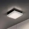 Image de Alu Applique et Plafonnier en Aluminium Blanc Mat, 17,5x17,5x4,5 cm, LED 10W 3000K IP54 pour Éclairage Intérieur et Extérieur de Design