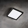 Image de Alu Applique Et Plafonnier En Aluminium Moulé Sous Pression Gris Foncé 25w Led 3000k Ip54 - Design Carré 27x27 Cm Pour Intérieur Et Extérieur