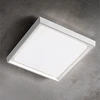 Image de Alu Applique Et Plafonnier En Aluminium Moulé Sous Pression Blanc Mat 30w Led Ip54 34x34x5 Cm Pour Éclairage Intérieur Et Extérieur De Design