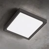 Image de Applique Et Plafonnier Alu En Aluminium Moulé Sous Pression Gris Foncé 30w Led 3000k Ip54, Design Moderne Intérieur Et Extérieur