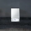 Image de Sole Plafonnier À Led Carré Pour Intérieur Et Extérieur En Aluminium Blanc Mat 6w Ip54, Design Moderne, Compact Et Résistant