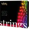 Image de Guirlande lumineuse intelligente TWINKLY Strings 600 (TWS600STP-BEU) pour sapin de Noël, 600 LED RGB, 48 m