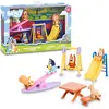 Image de Bluey Deluxe Park Playset avec 5 personnages de la série