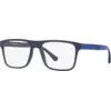 Image de Emporio Armani Homme Emporio Armani EA4115 57591W Lunettes de soleil Injecté Bleu Transparent Carré Normale