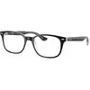 Image de Ray - Ban Unisex Ray - Ban RX5375 2034 Montures optiques Acétate Noir Transparent Carré Normale