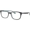 Image de Ray - Ban Unisex Ray - Ban RX5375 5883 Montures optiques Acétate Marron Transparent Carré Normale