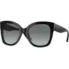 Image de VOGUE EYEWEAR Femme VOGUE EYEWEAR VO5338S W44/11 Lunettes de soleil Acétate Noir Gris Pillow Normale Ombré