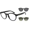 Image de Emporio Armani Homme Emporio Armani EA4152 50421W Lunettes de soleil Injecté Noir Transparent Pantos Normale