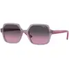 Image de VOGUE EYEWEAR Enfant VOGUE EYEWEAR VJ2006 278090 Lunettes de soleil Injecté Rose Gris Carré Normale Ombré