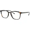 Image de Ray - Ban Unisex Ray - Ban RX7185 2012 Montures optiques Injecté Tortue Transparent Carré Normale