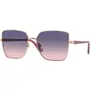 Image de VOGUE EYEWEAR Femme VOGUE EYEWEAR VO4199S 5075I6 Lunettes de soleil Métal Rose Rose Papillon Normale Ombré