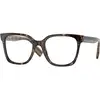 Image de Burberry Femme Burberry BE2347 EVELYN 3943 Montures optiques Acétate Marron Carré Normale