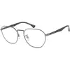 Image de Emporio Armani Homme Emporio Armani EA1128D 3010 Montures optiques Métal Gris Ronde Normale