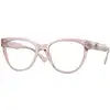 Image de Versace Femme Versace VE3304 5339 Montures optiques Acétate Rose Cat Eye Normale