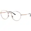 Image de Ray - Ban Unisex Ray - Ban RX3681V 3094 Montures optiques Métal Or Transparent Pantos Normale
