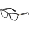 Image de Dolce & Gabbana Femme Dolce & Gabbana DG5076 501 Montures optiques Nylon Noir Cat Eye Normale