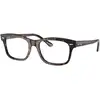 Image de Ray - Ban Unisex Ray - Ban RX5383 MR BURBANK 2012 Montures optiques Acétate Tortue Transparent Carré Normale