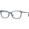 Image de VOGUE EYEWEAR Femme VOGUE EYEWEAR VO5378 2986 Montures optiques Injecté Bleu Pillow Normale