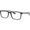 Image de Ray - Ban Unisex Ray - Ban RX8908 5196 Montures optiques Nylon Noir Transparent Carré Normale