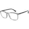 Image de Emporio Armani Homme Emporio Armani EA3177 5090 Montures optiques Plastique Gris Carré