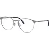 Image de Ray - Ban Unisex Ray - Ban RX6375 3135 Montures optiques Métal Gris Transparent Pantos Normale