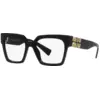 Image de Miu Miu Femme Miu Miu MU 04UV 1AB1O1 Montures optiques Acétate Noir Carré Normale