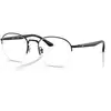 Image de Ray - Ban Unisex Ray - Ban RX6487 2509 Montures optiques Métal Noir Transparent Carré Normale