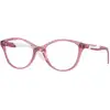 Image de VOGUE EYEWEAR Enfant VOGUE EYEWEAR VY2019 3065 Montures optiques Injecté Violet Pillow Normale
