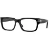 Image de Persol Homme Persol PO3315V 95 Montures optiques Acétate Noir Transparent Carré Normale