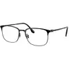 Image de Ray - Ban Homme Ray - Ban RX6494 2904 Montures optiques Métal Noir Transparent Pillow Normale