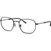Image de Ray - Ban Unisex Ray - Ban RX6496 2509 Montures optiques Métal Noir Transparent Géométrique Normale