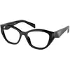 Image de Prada Femme Prada PR 21ZV 16K1O1 Montures optiques Acétate Noir Géométrique Normale
