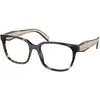 Image de Prada Femme Prada PR 17ZV 07R1O1 Montures optiques Acétate Marron Carré Normale