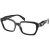 Image de Prada Femme Prada PR 14ZV 1AB1O1 Montures optiques Acétate Noir Transparent Géométrique Normale