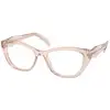 Image de Prada Femme Prada PR 19WV 15J1O1 Montures optiques Acétate Rose Cat Eye Normale