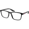 Image de Prada Linea Rossa Homme Prada Linea Rossa PS 01QV 1AB1O1 Montures optiques Nylon Noir Pillow Normale