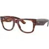 Image de Ray - Ban Unisex Ray - Ban RX0840V MEGA WAYFARER 2144 Montures optiques Acétate Marron Transparent Carré Normale