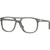 Image de Persol Unisex Persol PO3329V GRETA 1103 Montures optiques Acétate Gris Transparent Pilote Normale