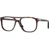 Image de Persol Unisex Persol PO3329V GRETA 24 Montures optiques Acétate Tortue Transparent Pilote Normale