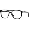 Image de Persol Unisex Persol PO3329V GRETA 95 Montures optiques Acétate Noir Transparent Pilote Normale